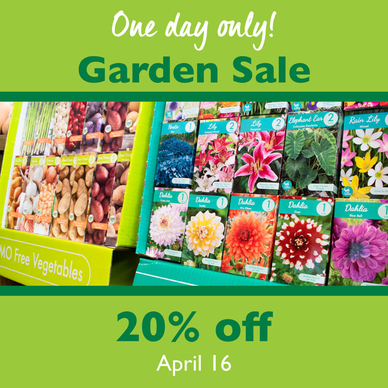 Garden Sale on Saturday! | Astoria Co+op