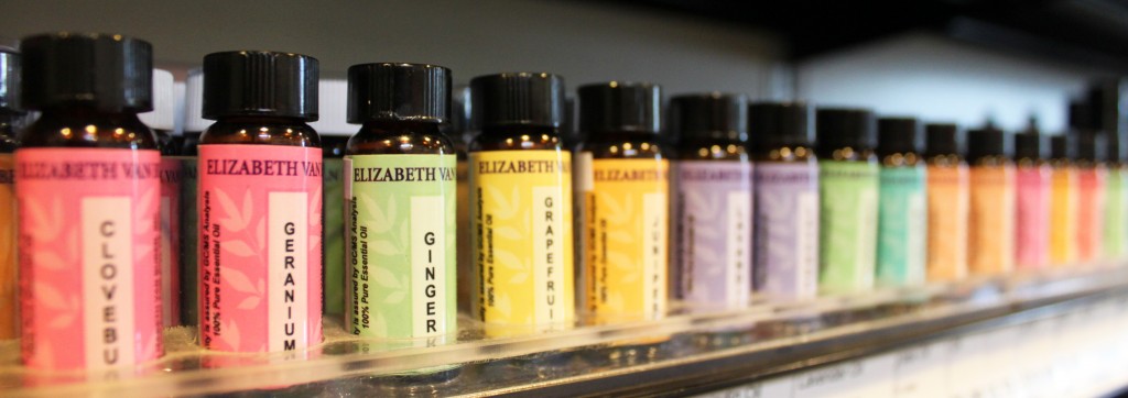 You can find many essential oils in the Co-op's wellness department.