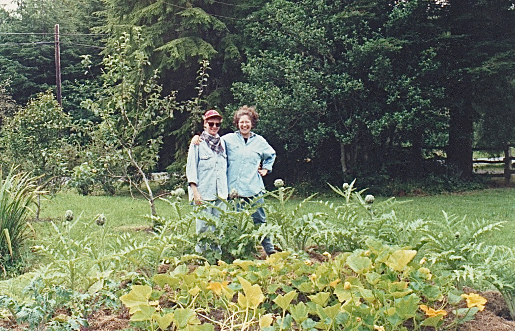 Pamela (right) is a lifelong gardener and former professional chef.